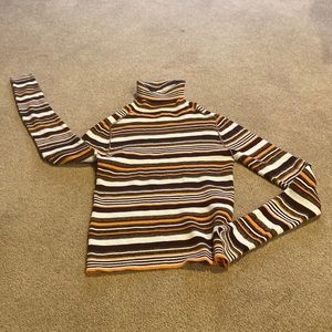 Urban outfitters striped turtle neck